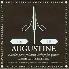 Augustine BLACK Saiten Set Nylon - Konzertgitarre