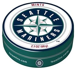 Team Mints, Seattle Mariners, 2.1-Ounce Tins (Pack of 10)