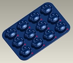 Penn State Silicone Ice Tray / Candy Mold (2 Pack)