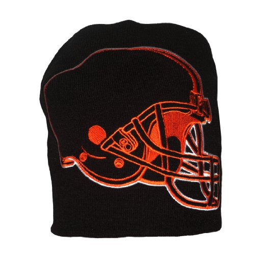 Adult NFL Cleveland Browns Warm Ski & Skate Beanie / Winter Hat - One Size Fits All - Brown