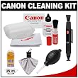 Canon Optical Lens and Digital SLR Camera Cleaning Kit with Brush, Microfiber Cloth, Fluid & Tissue + Accessory Kit for EOS 1Ds, 1Ds Mark II, III, IV, 50D, 60D, 5D, 7D, Rebel XS, XSi, T1i, T2i, T3 & T3i