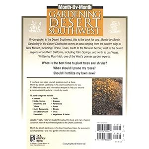 Month-By-Month Gardening in the Desert Southwest
