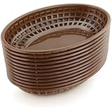 New Star 44119 Fast Food Baskets, 9.25 by 6-Inch, Brown, Set of 36