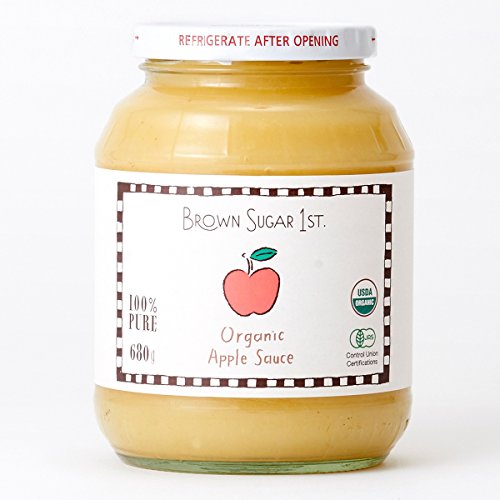ブラウンシュガーファースト 有機アップルソース瓶タイプ