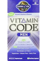 Garden of Life Vitamin Code Mens Multivitamin Supplement, 240 Count