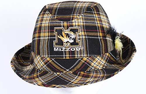 Missouri Tigers - Plaid Fedora (Small - 6 3/4 to 6 7/8)