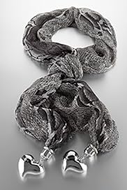 Per Una Snakeskin Print Scarf Necklace