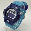 Casio G-Shock Dig Watch w/ Custom Bling S-Steel & Swarovski Bezel by Quantum Vector #DW6900CB-2-BLB