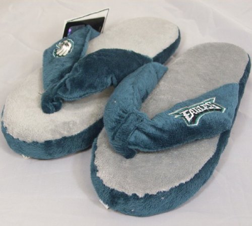 Philadelphia Eagles NFL Flip Flop Thong Slippers