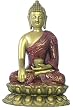 8" Buddha in Earth touching pose