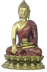 8" Buddha in Earth touching pose