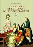 Vocabulaire de la musique de l\'époque classique