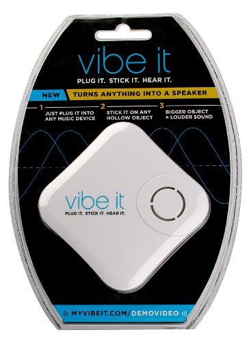 Vibe It White Portable MP3 Player Speaker