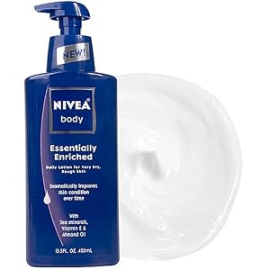 Nivea Body Essentially Enriched Daily Lotion with Sea Minerals, Vitamin E & Almond Oil Body Gels And Creams