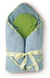Bunnies by the Bay Tadbit's Flip Flop Towel and Mitt Set, Green