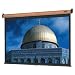 Da-Lite Veneer Model B High Power Fabric 120 Diag. Natural Walnut