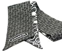 AUTHENTIC COACH NOVELTY BUCKLE SIGNATURE PONY TAIL SCARF (Black)