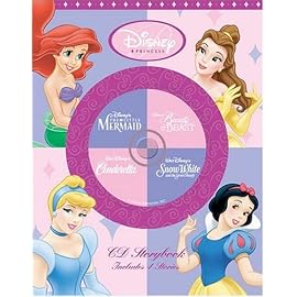Disney Princess CD Storybook: Disney Princess CD Storybook Beauty And The Beast, The Little Mermaid, Cinderella, Snow White (4-In-1 Disney Audio CD Storybooks)