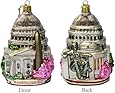 Kurt Adler C4110 Washington D.C. Glass Cityscape Ornament, 5-Inch