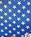 STAR PRINT POLYCOTTON PRINT FABRIC - Blue/White - 59