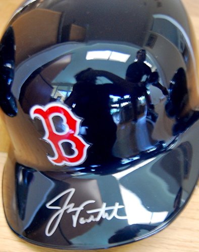Boston Red Sox Jason Varitek Autographed / Signed Batting Helmet