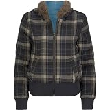 FULL TILT Bomber Womens Hoodie - Charcoal