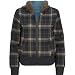 FULL TILT Bomber Womens Hoodie - Charcoal