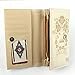 Coromose Flower Tower Pattern Women Long Purse Clutch Wallet Bag Card Holder