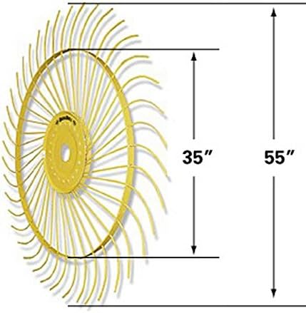 RAKE WHEEL RGT HAND SHAPED Tonutti Vermeer Walton GT230 GT250 GT310 GT380 GT440 GT500 GT510 GT540 PR015 PL015 604K TD120 TD200 280 GT280 GTS280 250 GAT280 GAT500 GAT320 Tedder Baler