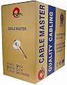 Cables Unlimited Bulk 1000 ft Plenum Cat5e Solid UTP Cable