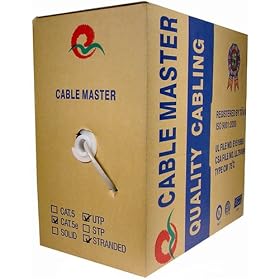 Cables Unlimited Bulk 1000-Feet Cat5e PVC Stranded by Cables Unlimited