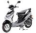 Wild Eagle Motorroller LEVEL 100 (Mofa-Roller (25 km/h), Schwarz - Weiß)
