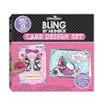 Fashion Angels Bling By Number Card Design Set