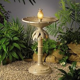 Low Voltage Birdbath with Light by Kichler