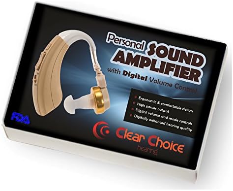 ClearChoice Hearing Personal Sound Amplifier with Digital Volume Control