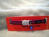 Design Ribbon Safety Cat Collar- Pussy Prints