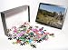 Photo Jigsaw Puzzle of Temple II and Grand Plaza, Mayan archaeological site, Tikal, UNESCO World from Robert Harding