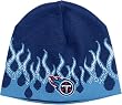 Tennessee Titans NFL Flame Cuffless Knit Cap