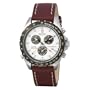 Swiss Military Hanowa Men's 06-4007-04-001 Navigator White Dial Leather Strap Watch
