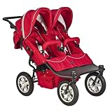 Valco Baby Tri mode Twin Stroller - Candy Apple  by Valco Baby TRU1055