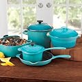 Le Creuset 9-Piece Cookware Set: CARIBBEAN