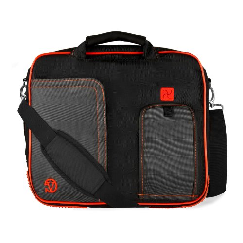 RED Well-kempt BLACK Pindar Durable Water-Shedding Nylon Protective Carrying Case Harbinger Shoulder Bag For Acer Aspire TimelineUltra M5 Series 14 inch Notebook
