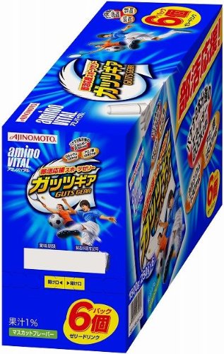 アミノバイタルゼリーガッツギア 250gX6