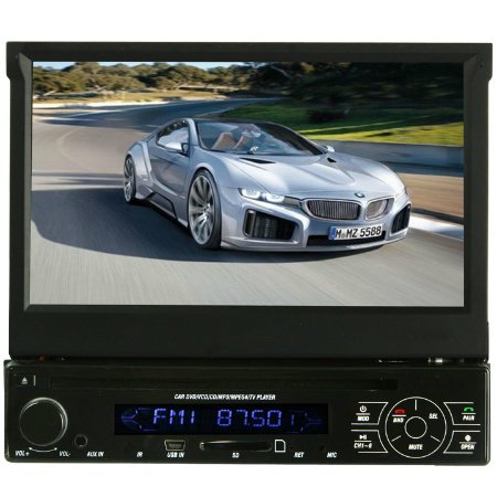 Absolute AVH4000 In-Dash 7-Inch Touchscreen TFT-LCD Monitor with DVD, MP3, CD Player, Front Panel USB and AUX Input