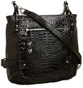 Jessica Simpson Latitude Cross-Body,Black Shrunken /Glazed,one size