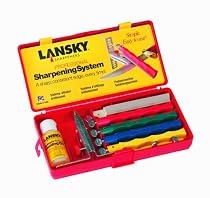 Lansky Professional Sharpening System with Coarse, Medium, Ultra Fine, and Serrated Medium Hones