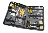 100 Piece Computer Technician Tool Kit for Repairing, Wiring, Cleaning, and Testing