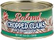 Roland Chopped Clams in Clam Juice, 6.5-Ounce Tins (Pack of 12)