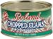 Roland Chopped Clams in Clam Juice, 6.5-Ounce Tins (Pack of 12)