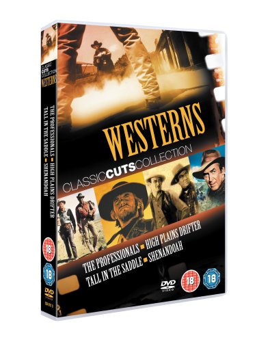 CD-Charts  DVD : Westerns Collection - The Professionals/High Plains Drifter/Tall In The Saddle/Shenandoah